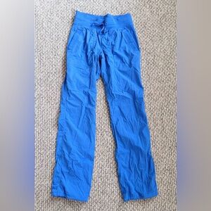 Blue dance studio pants
